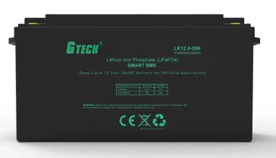 China Deep Cycle 12V 200Ah Lithium Battery for Caravan / Camping and Power Back-up for sale