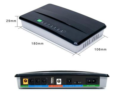 China 100-240Vac Input Mini DC UPS 5V 9V 12V 15V 24V 48V Output For CCTV Router POE for sale