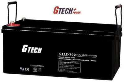 China 12v-regelde de lood zure batterij, 200Ah AGM VRLA Navulbare Lood Zure Batterij Te koop