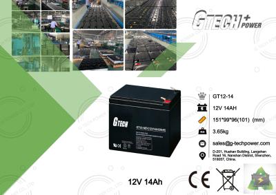 China Maintenance Free Sealed Lead Acid Battery 12v 14ah For Ups System for sale