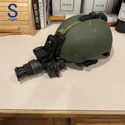 China Gafas militares avanzadas de visión nocturna PVS-7 binocular verde fluorescente gen2 + casco táctico militar de visión nocturna en venta