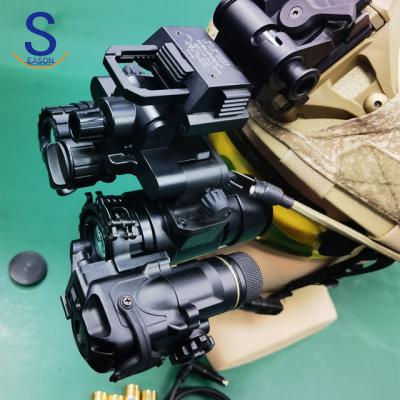 Китай ET-PVS31 Hunting Essential HD Display Зеленые флуоресцентные очки ночного видения Gen2+ Военные очки ночного видения продается