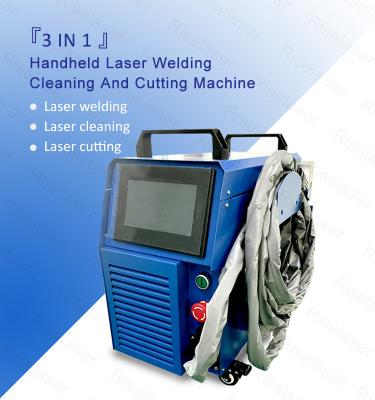 China Air Cooling 3 In 1 Small Laser Welding Machine 35kg For Metal Cutting / Cleaning for sale