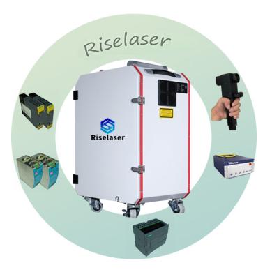 China Air Cooling Laser Cleaning Rust Machine 200w 100w MOPA Pulsed Fiber Laser for sale
