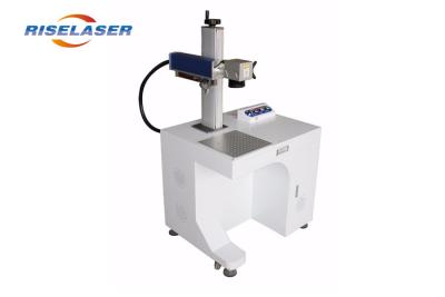 China 30W 50W Fiber Laser Marking Machine For Metal Plate / Aluminium / Silver Marking for sale