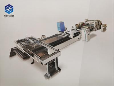 China Auto bobina rolada de alimentação máquina de corte de aço do laser da fibra 1000W à venda