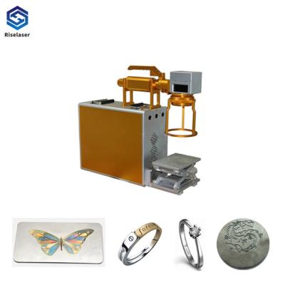 China Mopa Gold Metal air cooling 60W Fiber Laser Marking Machine for sale