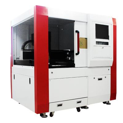 China Motor linear duplo de máquina de corte do laser da fibra da elevada precisão para a placa de metal à venda