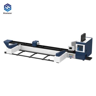 China CNC Fiber Laser Tube Cutting Machine 1000w With Cypcut Controlling System for sale