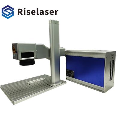 China Metal Plastic Fiber Laser Marking Machine 30 Watt Fiber Laser Engraver for sale