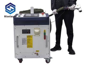 China GW IPG Handdraht 1500W des laser-Schweißgerät-15m mit Wasser-Kühler zu verkaufen