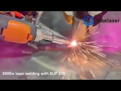 3KW Handheld laser welding machine with to welding 8mm metal