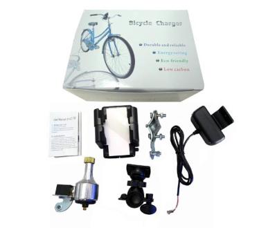 China Generador de ciclo del dínamo de la bici del cargador con el tenedor para los teléfonos/GPS/luz/reproductor Mp3 en venta