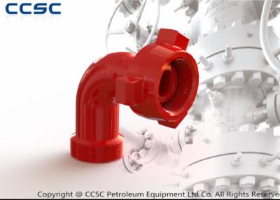 China CCSC Flowline Pipe Fittings Long Sweep Elbow Weco Hammer Union Connected for sale