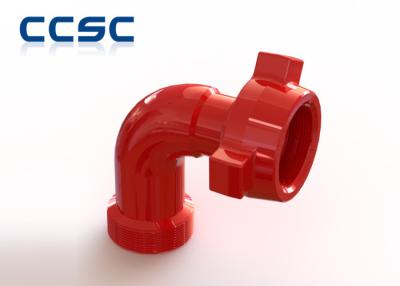 中国 2-4インチ流れ線管付属品のイチジク602の長い半径90度の肘の物質的なクラスAA-EE 販売のため