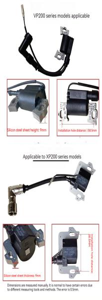 Quality Tiller Generator Ignition Coil Loncin Zongshen VP200 XP200 NH130 150 Gasoline for sale