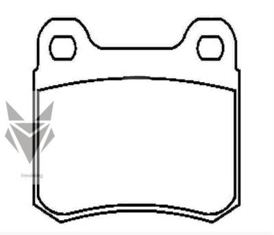China Car Accessories for Auto Brake Pads MERCEDES BENZ 190 W201 Saloon OE 001 420 01 20 for sale