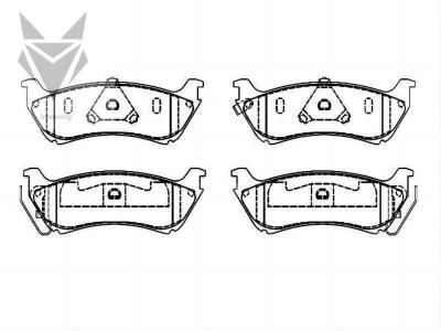 China Auto Brake Pads MERCEDES BENZ M-Class W163 163 420 04 20 Car Brakes Accessories for sale