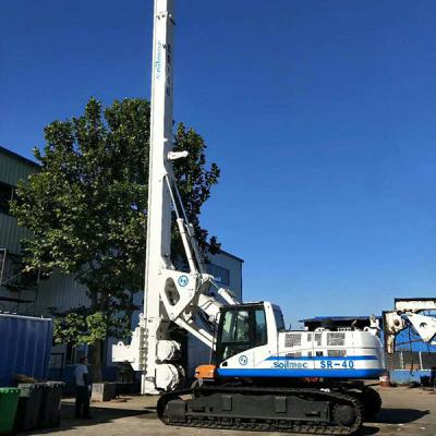 China 85% New Soilmec SR40 Used Rotary Drilling Rig  Bored Piling Rig for sale