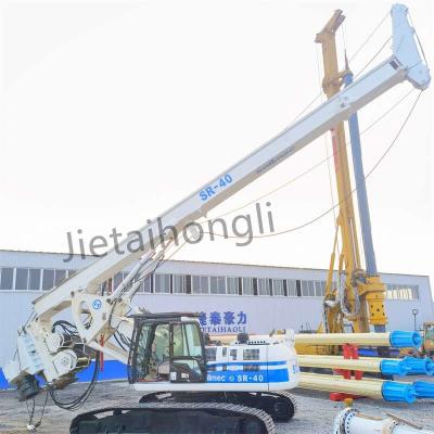 China 150 kNm Used Bored Piling Rig Soilmec SR40 With Frictional Kelly Bar for sale