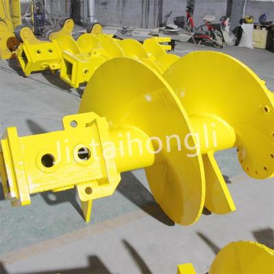 China Foundation Rotary Auger Bucket Carbon Steel For Piling Rig / Drilling Rig for sale
