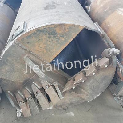 China Soil Teeth Bucket For Piling Industry Construction Machine Parts Rotary Drilling Rig Parts for sale