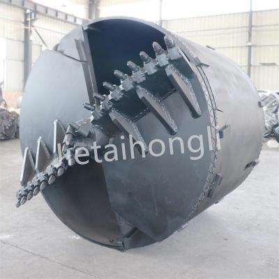 China Durable Use Hydraulic Piling Rig Rock Drilling Bucket Q355C for sale