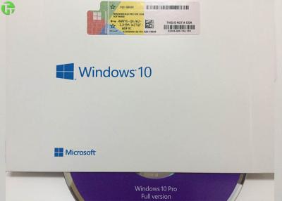 China Favorable software del OEM de Microsoft Windows 10 originales incluyendo el DVD lleno y el código dominante Lincense de los datos en venta