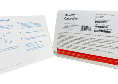 China Microsoft 64 / 32 Bit Windows 10 OEM Professional Lable Software Pro Full Box for sale