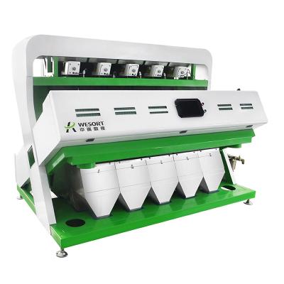 Chine China Wesort Bakery 5 Channels CCD Color Sorter Machine for Chickpea Cherry Dry Fruit Rice Nut Screening à vendre