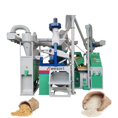 China Easy Operation Wesort Mesin Gilingan Padi Automatic Rice Mill Plant Machinery Molino De Arroz Ricemill Machine en venta