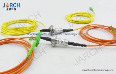 China Single mode 1310 / 1550 nm Fiber Optic Rotary Joint / FORJ for HD-SDI for sale