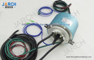 China 2 Channel Electro Optical Slip Ring / Rotating Electrical Connector Slip Ring , 24-2A Circuits for sale