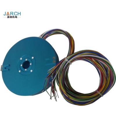 China 25.4mm Low torque Pancake slip ring 4 circuits each 10A  thickness:20mm for sale