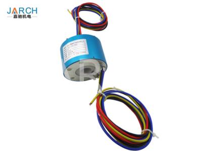 China Through bore Wind Turbine Slip Ring Aluminium Alloy Housing 300RPM 30A ID12mm electrical rotary joint for sale