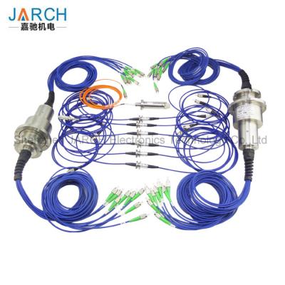 China Multi - Channels Fiber Optic Rotary Joint  High Speed With Aluminum Housing for sale