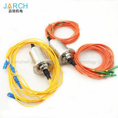 China 67mm Diameter Fiber Optic Rotary Joint  For Undersea Robot / Control Ship , No Friction for sale