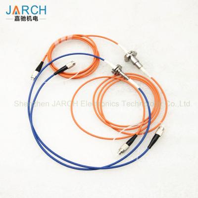 China High Speed Single Channel Fiber Optic Rotating Joint With OD 12mm , UL ROHS Certification for sale