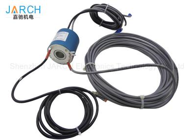 China IP54 Power / signal through bore slip ring RJ45 / USB Connector for sale