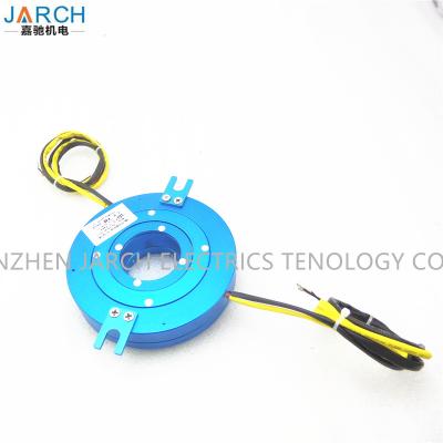 China Min Thickness 6.5mm Pancake Slip Ring Electrical 250RPM Speed Gold - Gold Contacts for sale