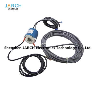 China RJ45 USB 2.0 Ethernet Slip Ring Signal Bore Size 12.7mm USB 3.0 through bore slip ring for sale