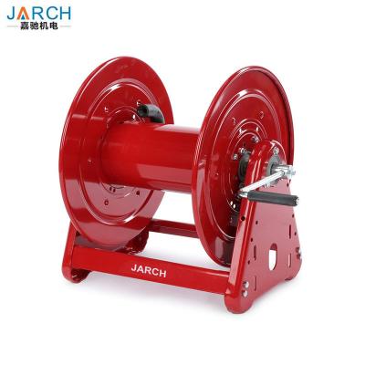China Heavy Duty Hand Crank Retractable Water Hose Reel Steel Material 1000psi high pressure 100m hose reel for sale