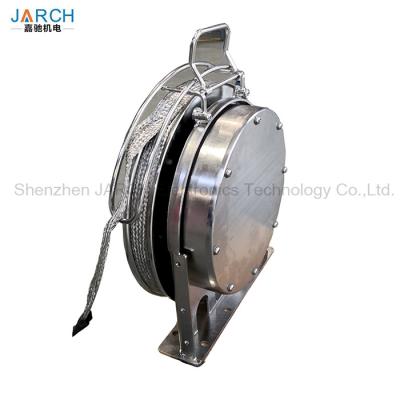 China Oil Tank Floating Coil Hose Reel Disk Placing Static delivery reel Electricity / Lightning Protection hose reel for sale