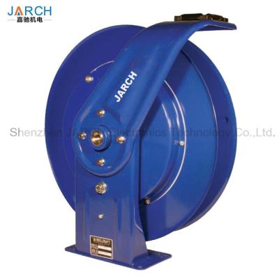 China Metal Retractable Hose Reel Multi Positional Guide Arm Facilitates Ceiling / Wall / Floor Mount hose reels for sale
