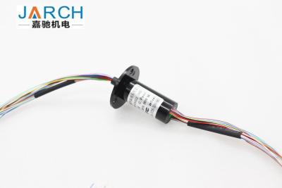 China 12.4mm Rotary table robotics capsule slip ring and split ring connector without flange 12 Circuit for sale