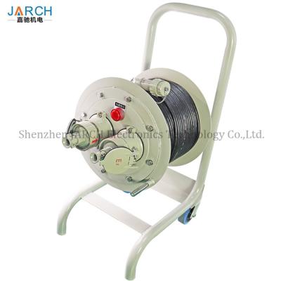 China IP65 Explosion Proof Cable Reel Tray , Mobile Cretractable Cord Reel 30-100m Length for sale