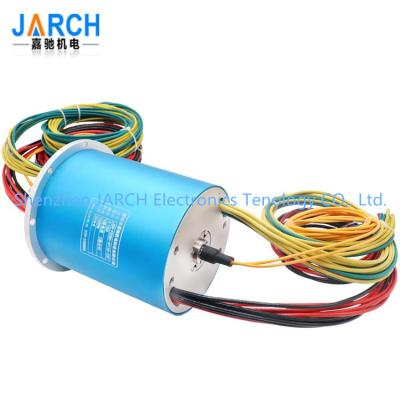 China 12 Circuits 2A Electro optical slip ring 650-1650 nm rotating electrical connector for sale