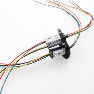 China OD 22mm 18 circuits 2A of stock capsule mini slip rings without flange for sale