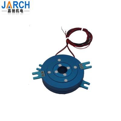 China 250RPM Industrial Rotary Joint Rtd Wire Pancake Slip Ring for sale