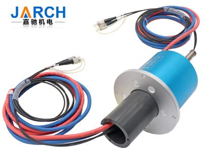 China 150RPM 2 Channels 2 Circuits 10A Fiber Optical Slip Ring for sale